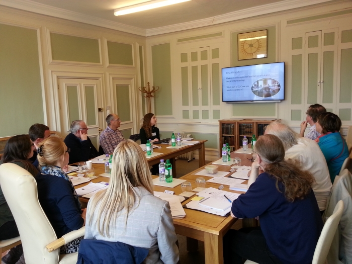 Mills Consultation Group meeting, March 2016, at the Mills Archive