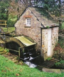 Addicroft Mill - water wheel used for electricity generation