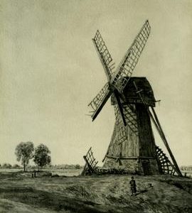Conington Fen Drainage mill, Hunts