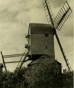 Laxfield post mill, Suffolk