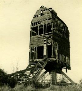 Henfield post mill, Sussex