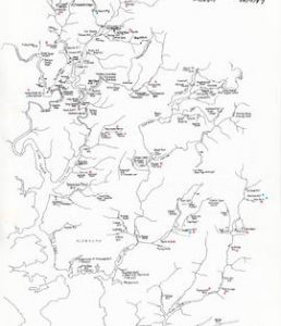 Devon - Plym and Tavy rivers map  draft - 1997 mb