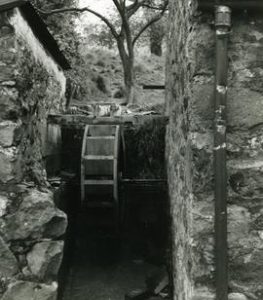Mill Wheel of Watermill at Hendle