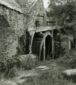 Mill Wheel of Watermill at Hendle