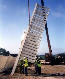 First refurbished sail ready for Heage Windmill
