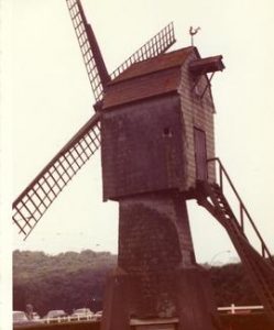 Preserved composite(?) mill at Wenduine, Belgium, summer 1972