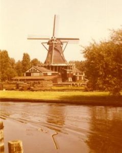 Preserved smock saw mill near Leiden, Holland