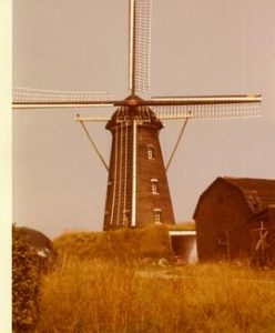 Unidentified preserved tower mill, Holland, 1973