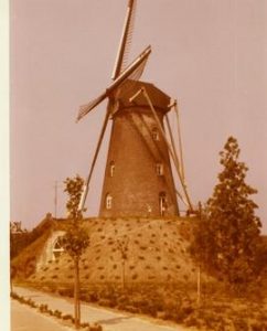 Unidentified preserved tower mill, Holland, 1973
