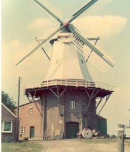 Unidentified preserved Dutch smock mill, 1974