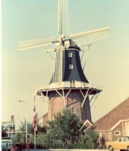 Unidentified preserved Dutch smock mill, 1974
