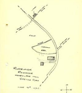 Honeylane Mill, Rowhook, Rudgwick sketch plan