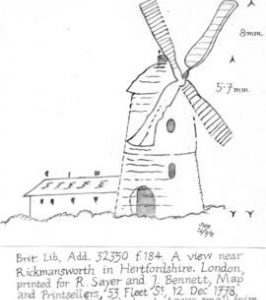 Tower mill near Rickmansworth