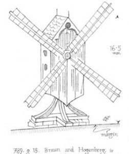 Post mill outside the city walls, Amersfoort, Utrecht