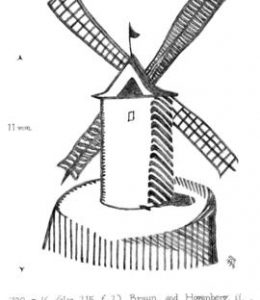 Tower mill outside the old city walls, Kalkar