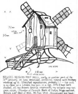 Post mill, Bruges