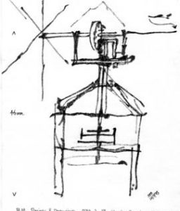 Leonardo da Vinci post mill design