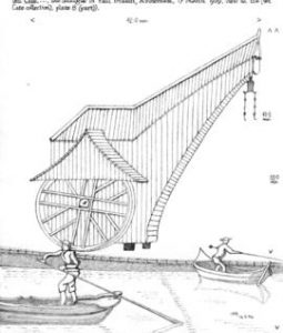 Quayside crane, Haarlem