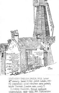 "Southern English Smock Mill"