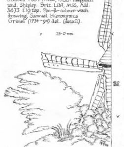 Post mill, Knepp Mill Pond, Shipley