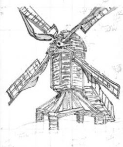 Post mill, Sandwich