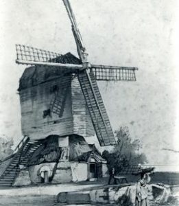 Illustration Post Mill, Walden, Essex