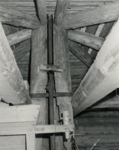 Substructure of the museum magpie mill in Ypäjä, Häme