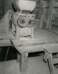 Oat roller in Vesikoski watermill, Loimaa
