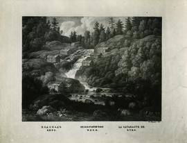 Kyröskoski waterfall and mills in Hämeenkyrö, Satakunta