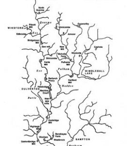 Somerset mainly - Mills on the Exe - del. mrb