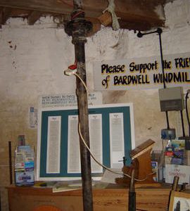 Engine drive shaft, tower mill, Bardwell