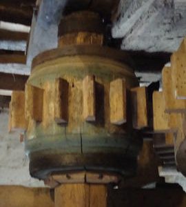 Great spur wheel and auxiliary drive nut, Knowle Mill, Bembridge