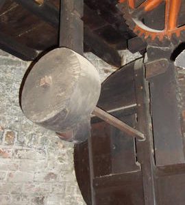 Groat machine drive to fan, tower mill, Bidston