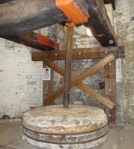 Quant and stones (2), tower mill, Bidston