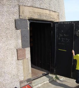 Entrance door, tower mill, Bidston