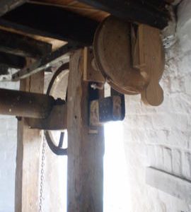 Sack hoist, tower mill, Billingford