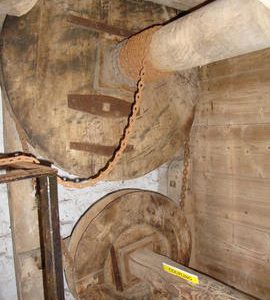 Sack hoist and drive, Ashton Mill, Chapel Allerton