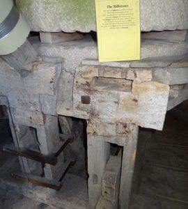 Hurst frame, stones and tentering gear, Chesterton Windmill, Chesterton