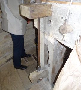 Hurst frame and tentering gear, Chesterton Windmill, Chesterton