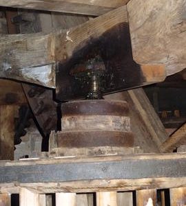 Sprattle beam and wallower, Chesterton Windmill, Chesterton