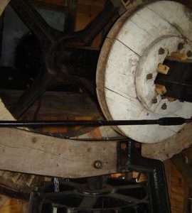 Interior, post mill, Chillenden