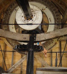Interior, post mill, Chillenden