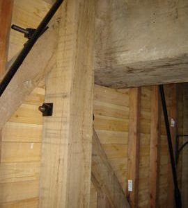 Spout floor side framing, post mill, Chillenden