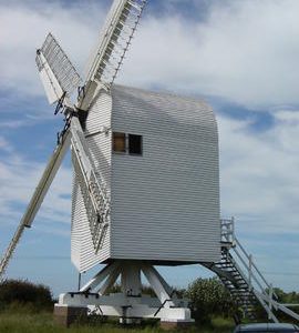 Post mill, Chillenden, external view