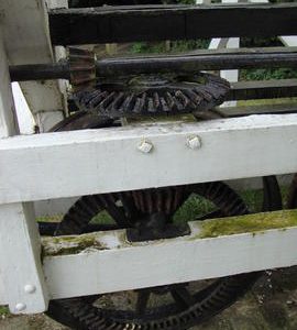 Fan carriage gearing, Cromer Mill, Cromer