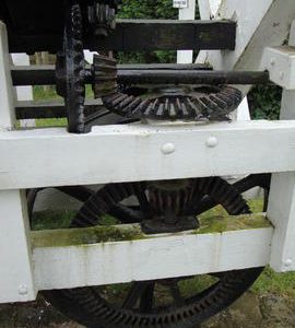 Fan carriage gearing, Cromer Mill, Cromer