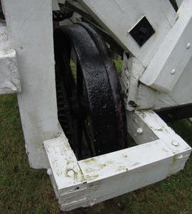 Fan carriage gearing, Cromer Mill, Cromer
