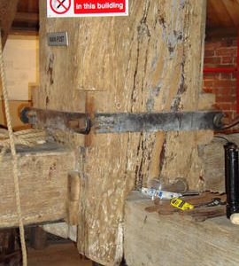 Main post and crosstrees, Cromer Mill, Cromer