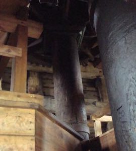 Great spur wheel and upright shaft, Cat and Fiddle Mill, Dale Abbey