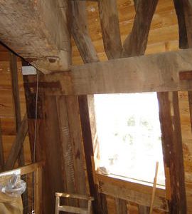 Detail of framing, Union Mill, Cranbrook